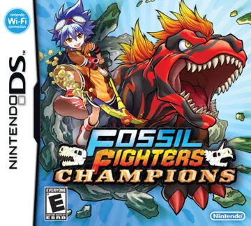 Fossil Fighters Champions (USA) (NDSi Enhanced) box cover front